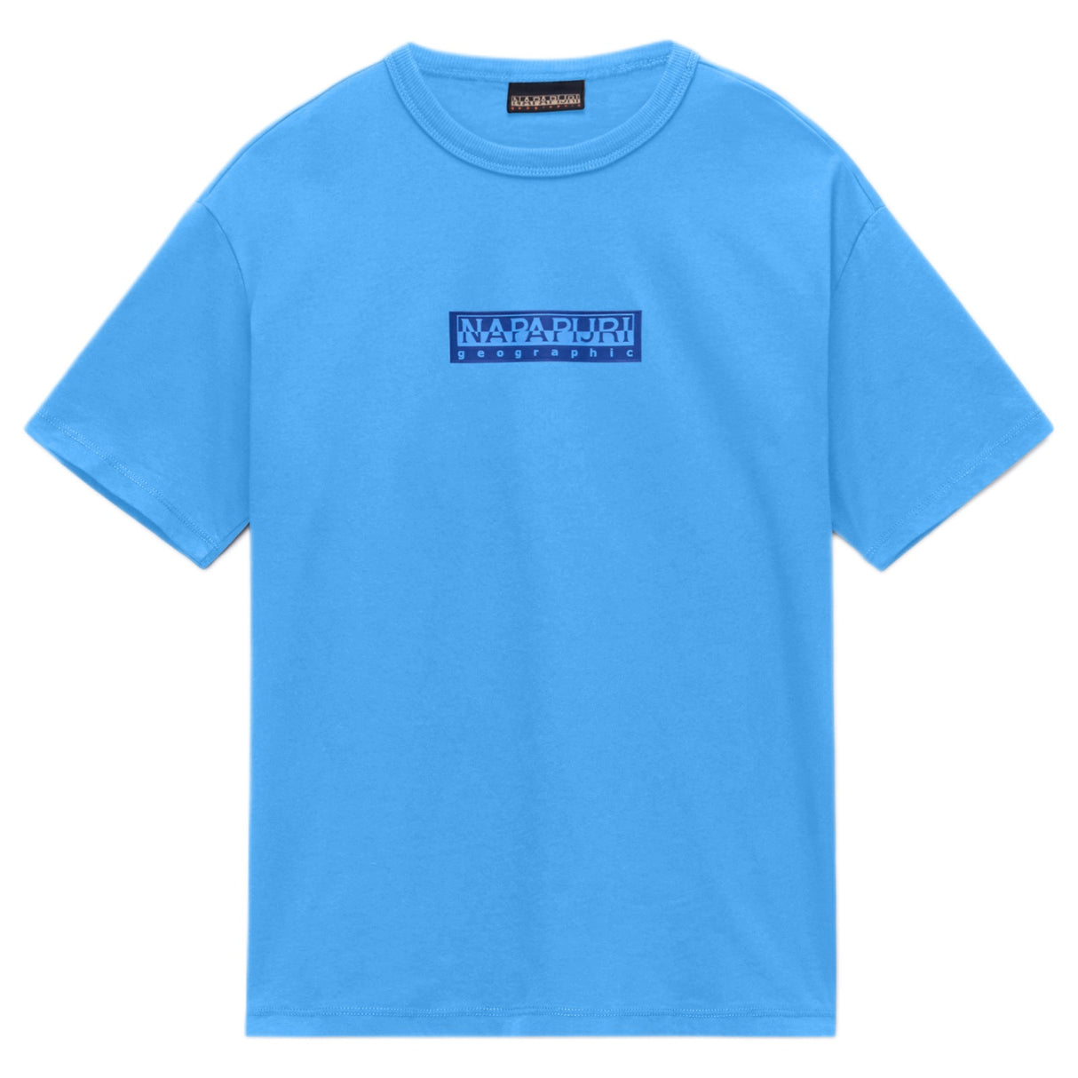 Napapijri Kids S NEW BOX LOGO Tee Blue