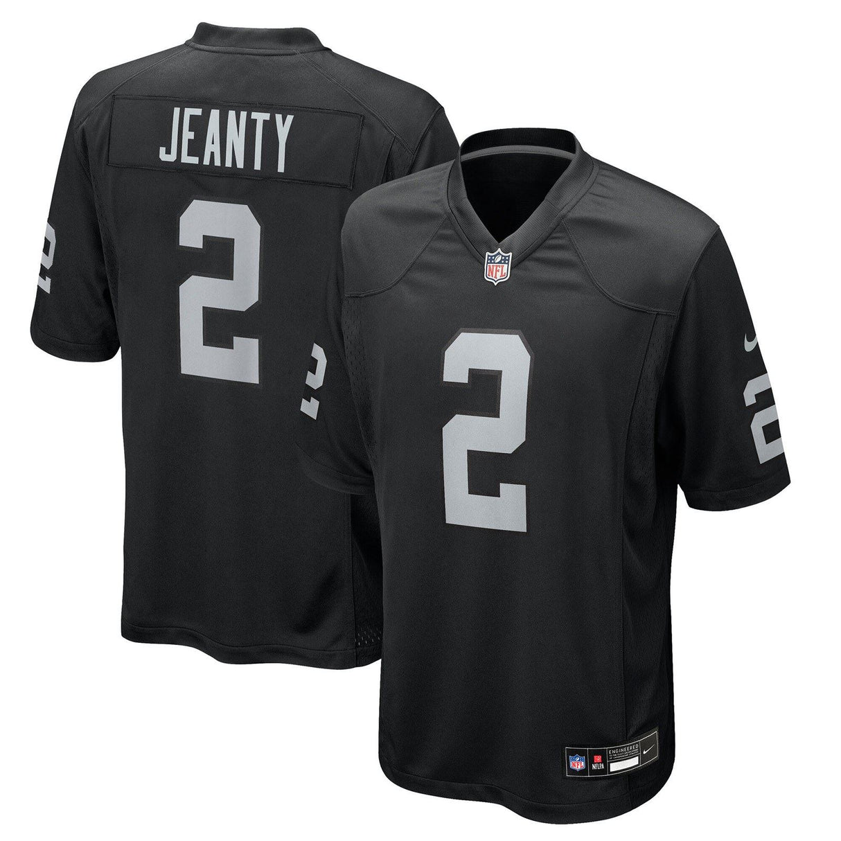 NIKE Raiders Jeanty Home Jersey Black