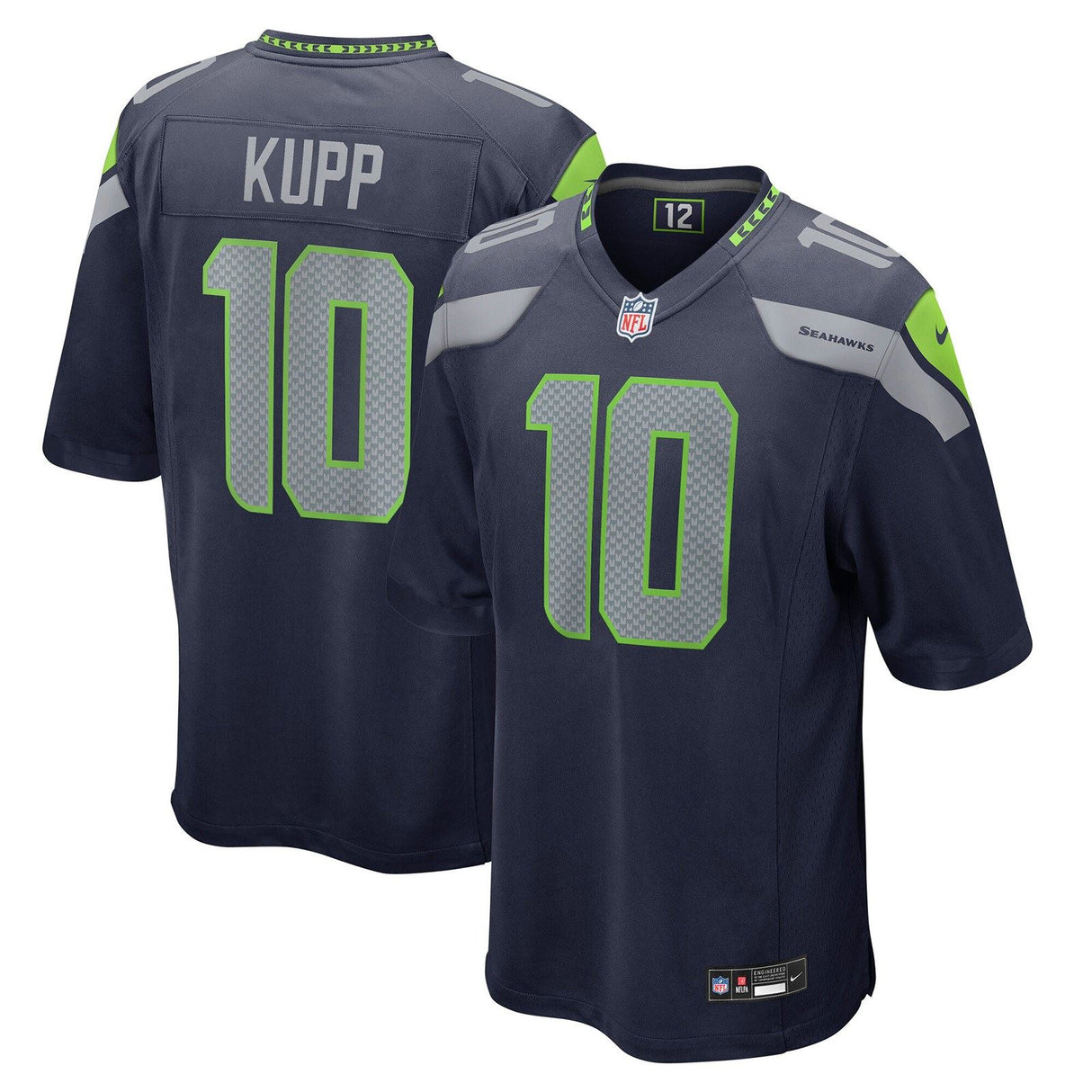 NIKE Seahawks Kupp Home Jersey Navy