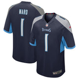 NIKE Titans Ward Home Jersey Navy