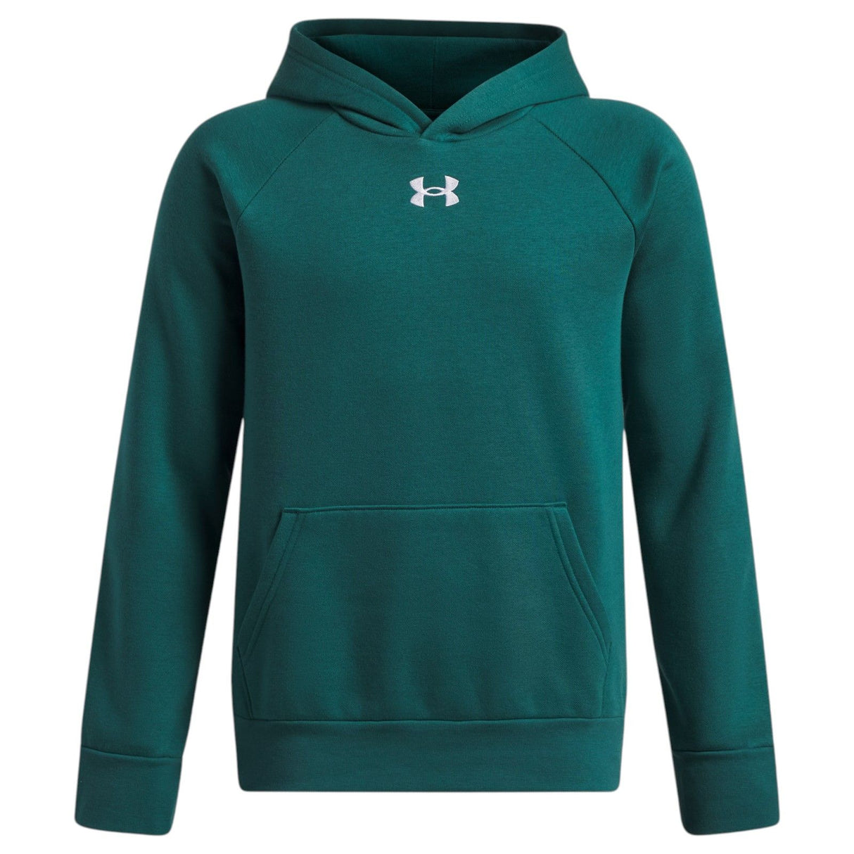 UA Boys Rival Fleece Hoodie Green