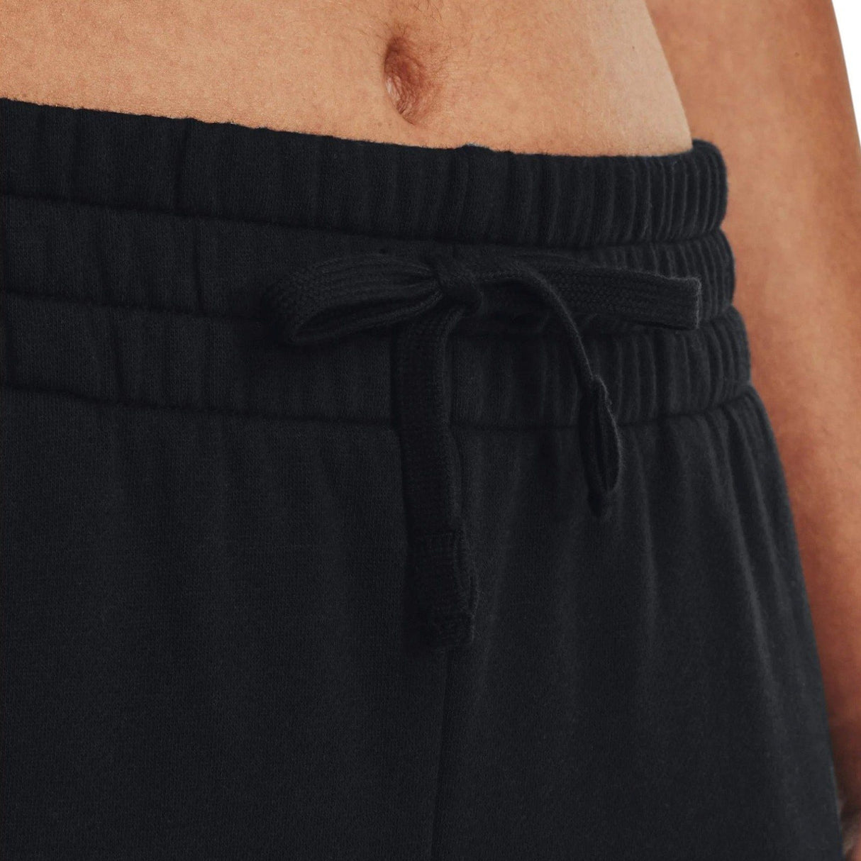UA Womens Rival Flc Straight Pants Blk