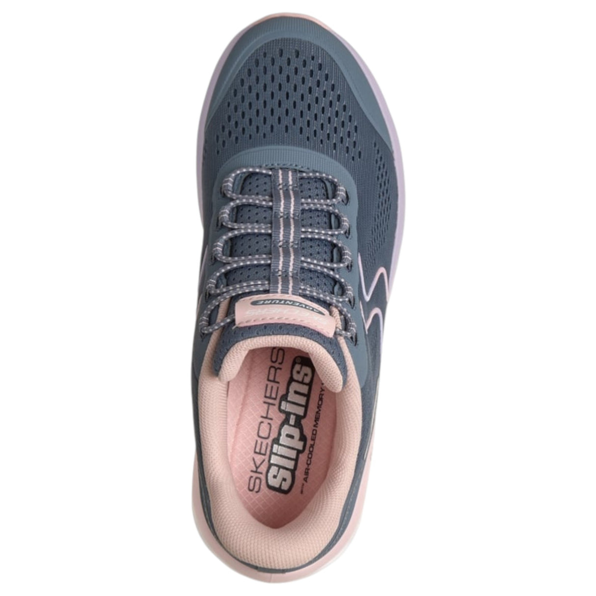 Skechers GLIDE STEP SOLE Wmns Blue