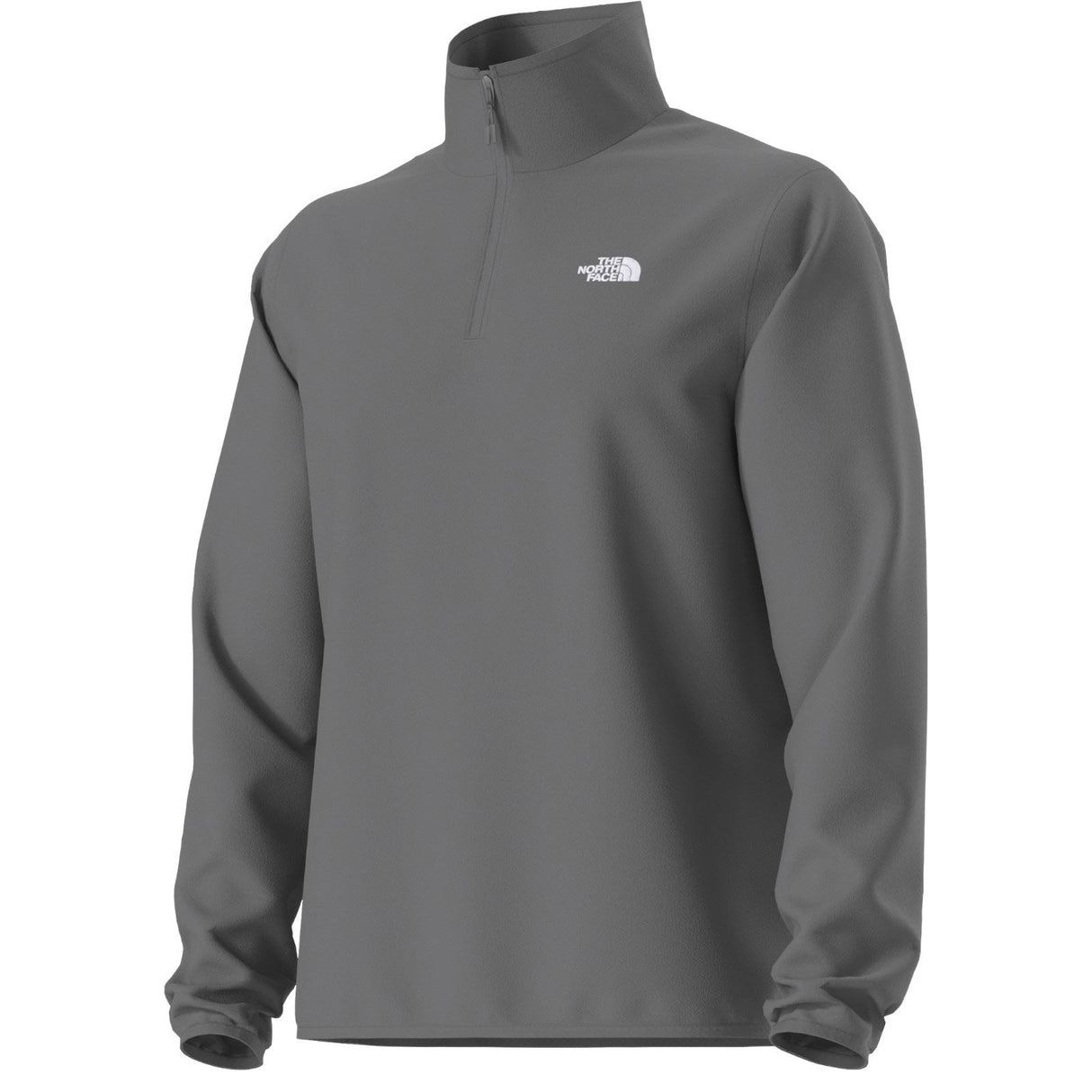 TNF Mens GLACIER Fleece QZ Jacket Grey