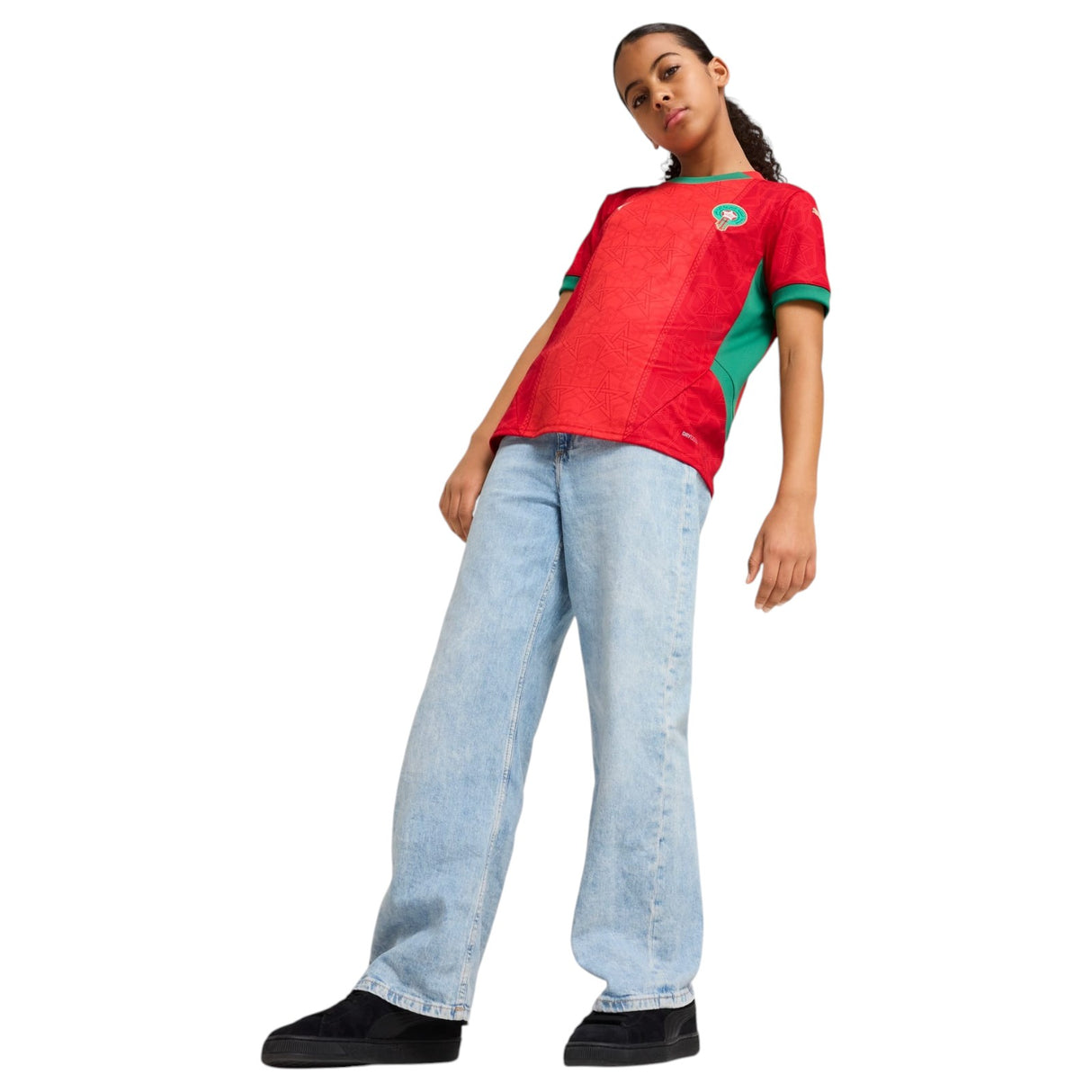 Puma Morocco Home Kids Jersey Red