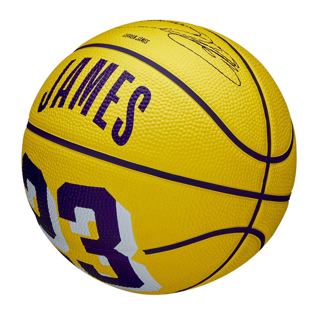 WILSON NBA ICON MINI LEBRON Yellow