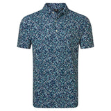 Footjoy Mens Floral Prnt Pique Nv