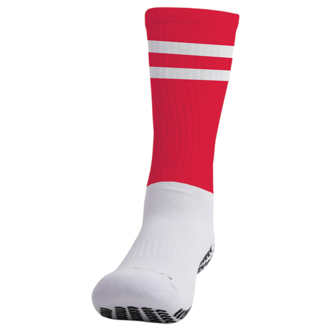 Azzurri Grip Tec Socks Red/White