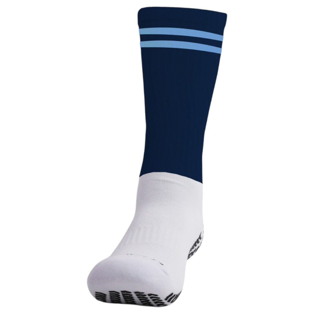 Azzurri Kids Grip Tec Socks Navy/Sky