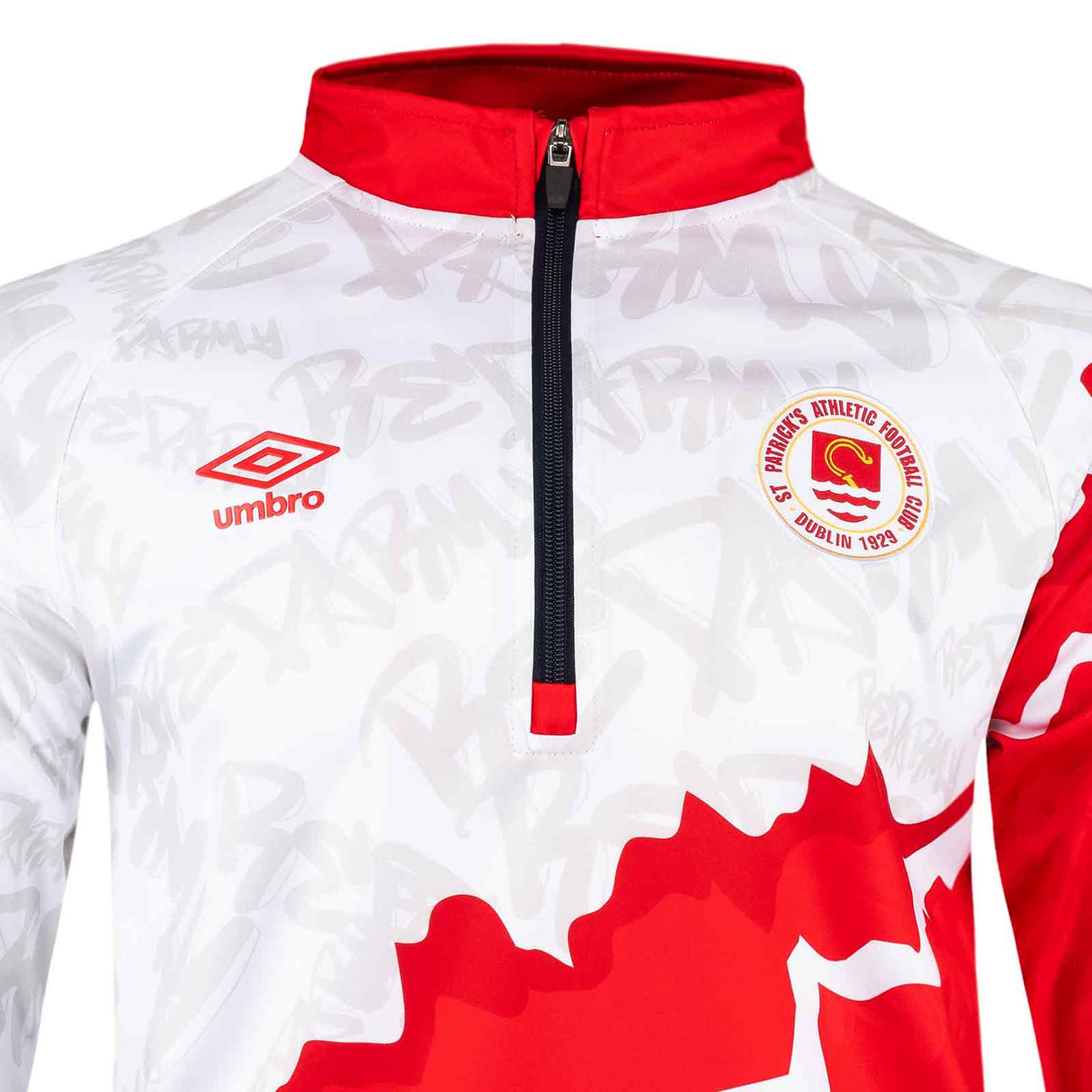 Umbro St Patricks Football 2026 Half-Zip Warm Up Top