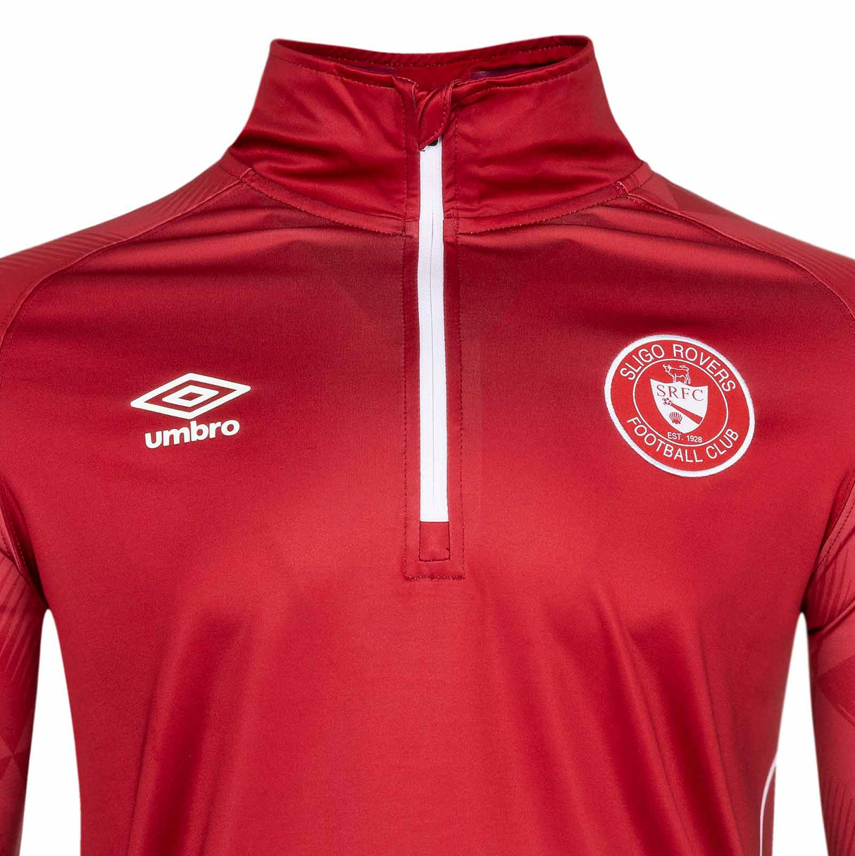 Umbro Sligo Rovers Football 2026 Adults Warm Up Half-Zip Top