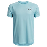 UA Boys Tech Textured SS Tee Blue