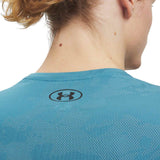 UA Mens Tech Vent Jcqrd SS Tee Blue