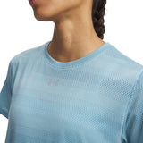 UA Womens Velociti SS Tee Blue