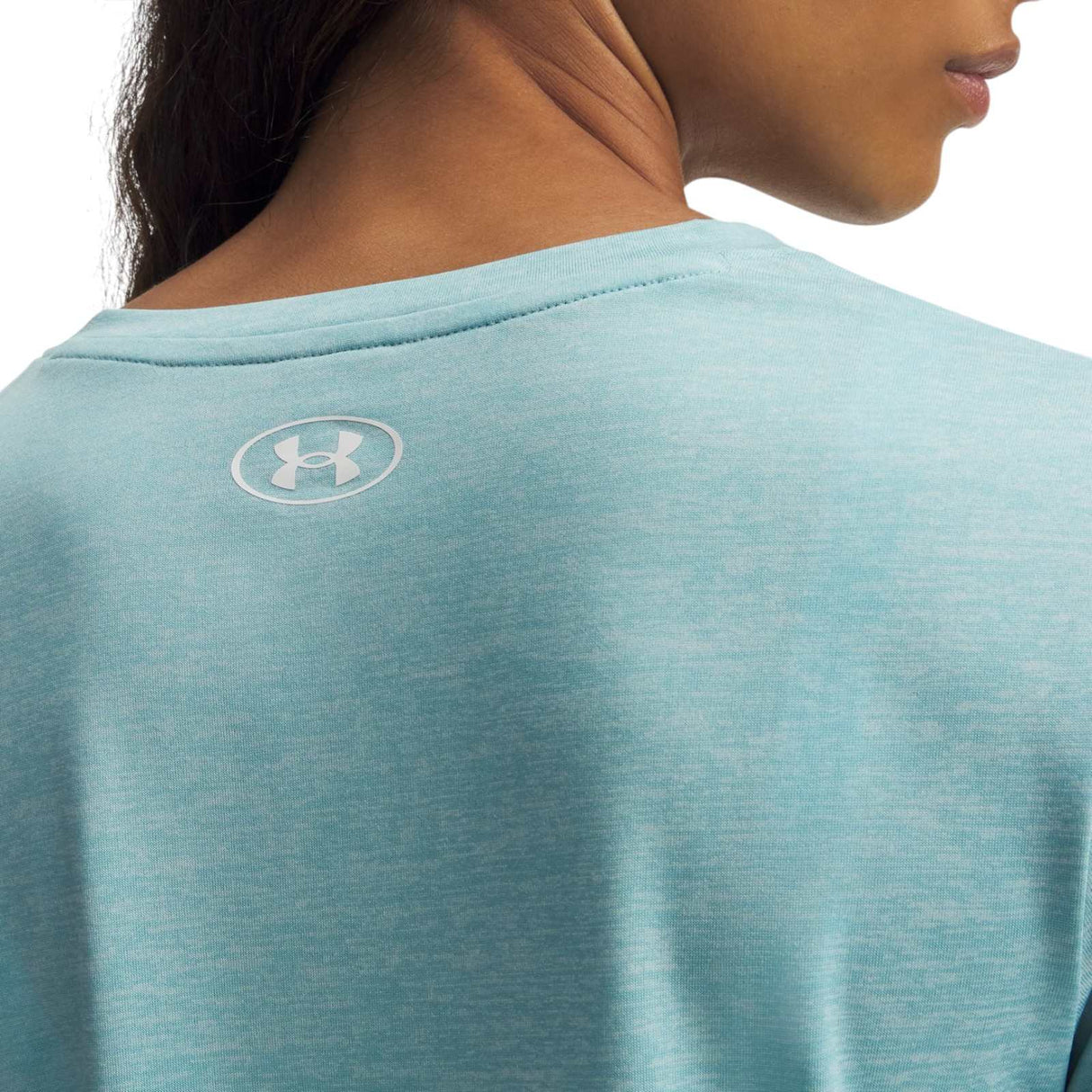 UA Womens Tech SSV Twist Tee Blue