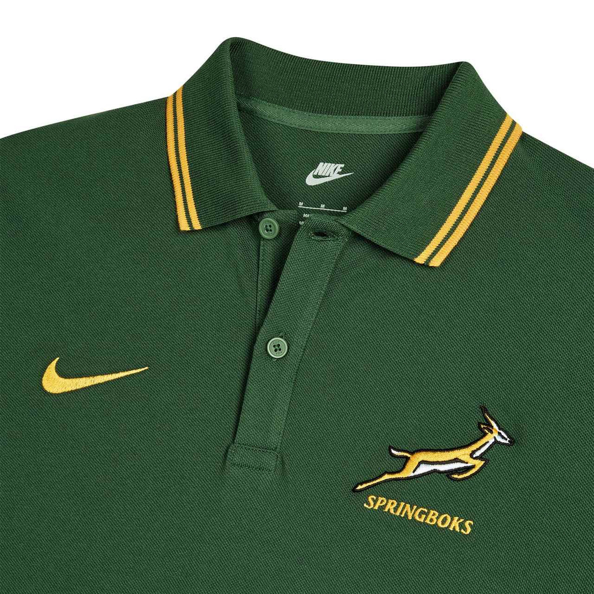 NIKE SPRINGBOKS MENS PIQUE POLO Green