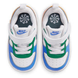 NIKE Court Borough Inf Boys WhiteGrnWht