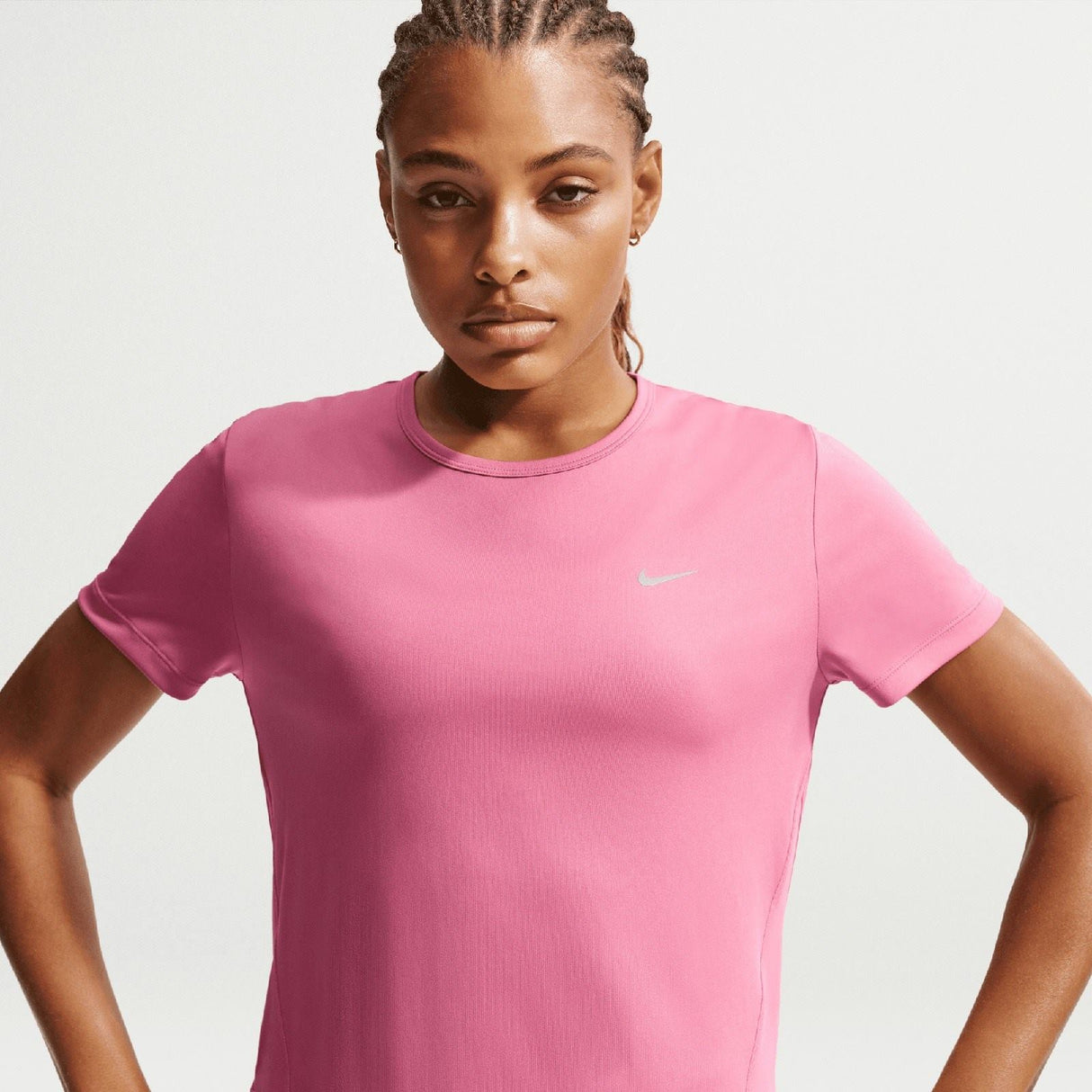 NIKE TEMPO DF SS TOP WMS Pink