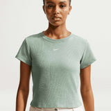 NIKE NSW RIB TGHT SS TEE WMS Green
