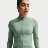NIKE  DF SMLS FZ MIDLAYER WMS Green