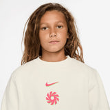 Nike Erling Haaland Club Fleece Kids Soccer Crew