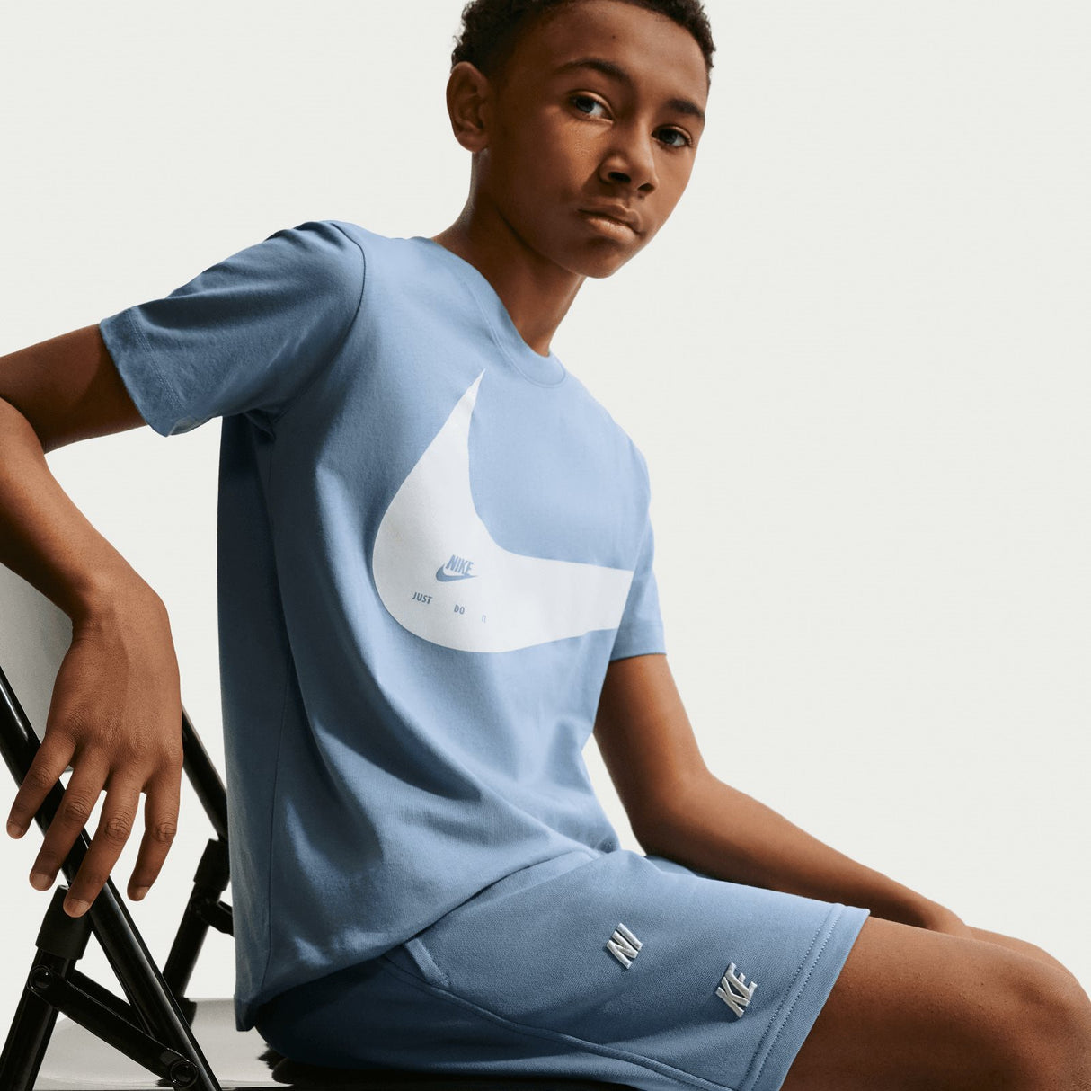 Nike Boys CLUB FT SHORT BRAND NG Blue