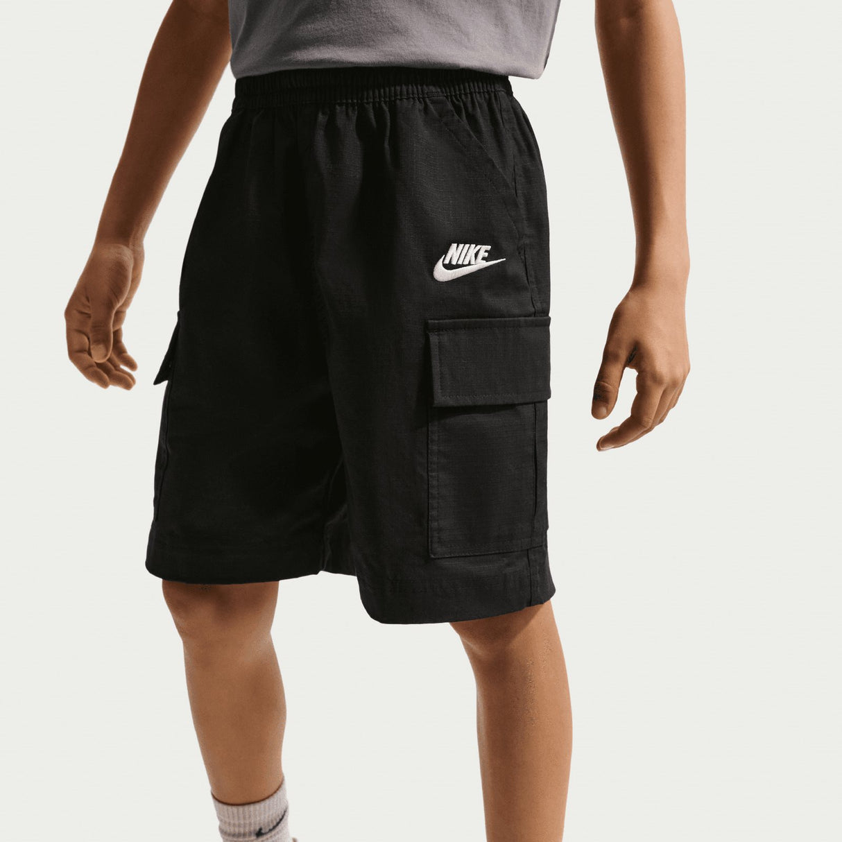 Nike Boys NSW CLUB WVN CRGO SHORT Black