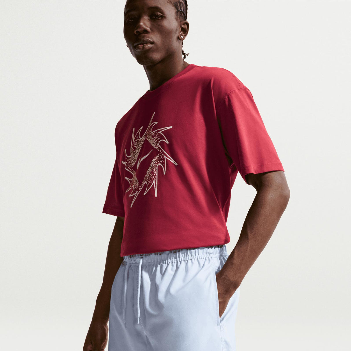 Nike Mens NK CLUB FLOW SHORT Blue