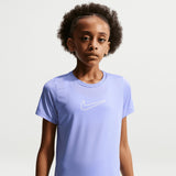 NIKE GIRLS DF ONE STD SS TOP HBR Purple