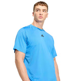 adidas Mens D4T ESS T Shirt Blue