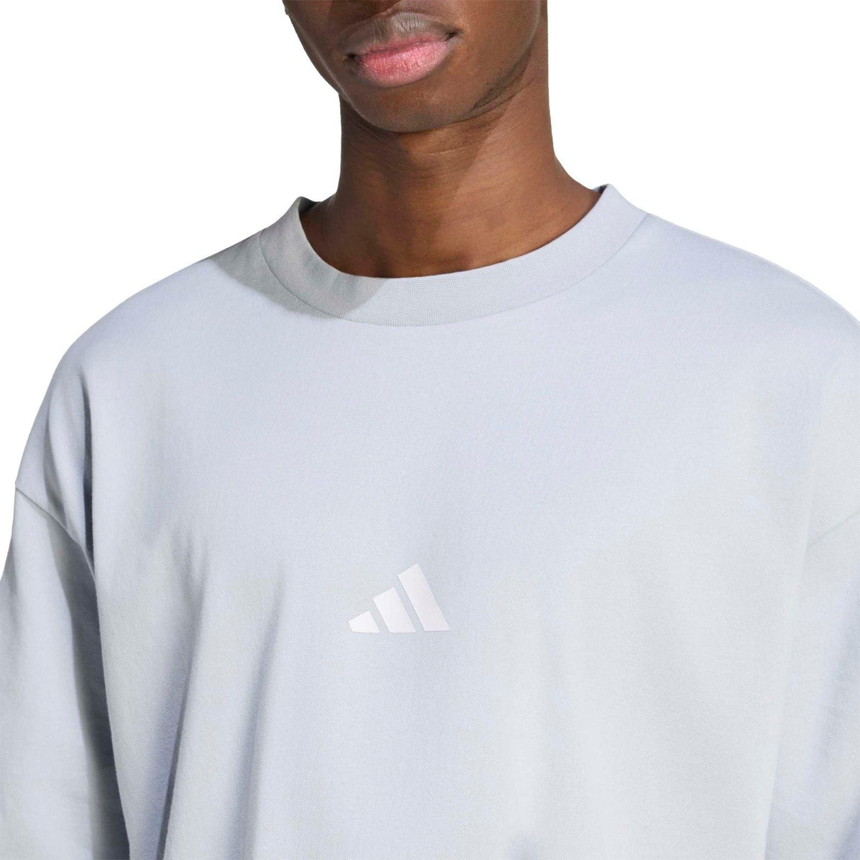 adidas Mens Feel It SL T Shirt Grey