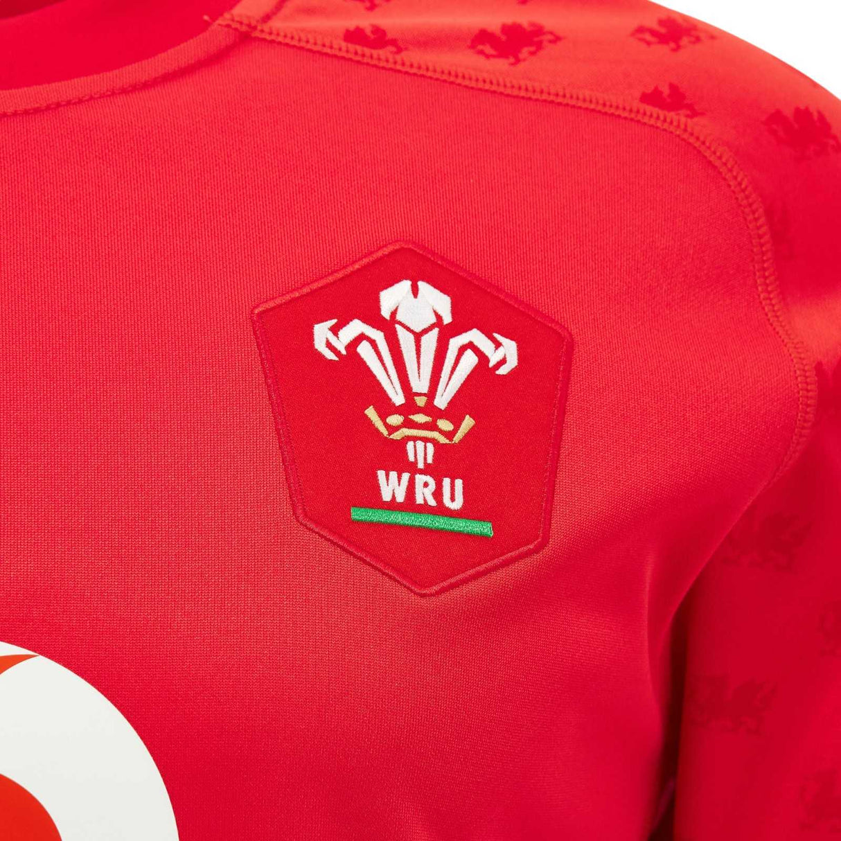 Macron WRU M26/27 Home Replic Jsy JR Red