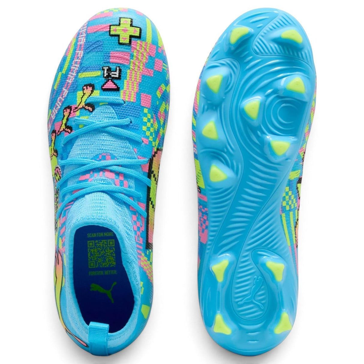 Puma Kids Future 9 Match Lvl Up FG Blue