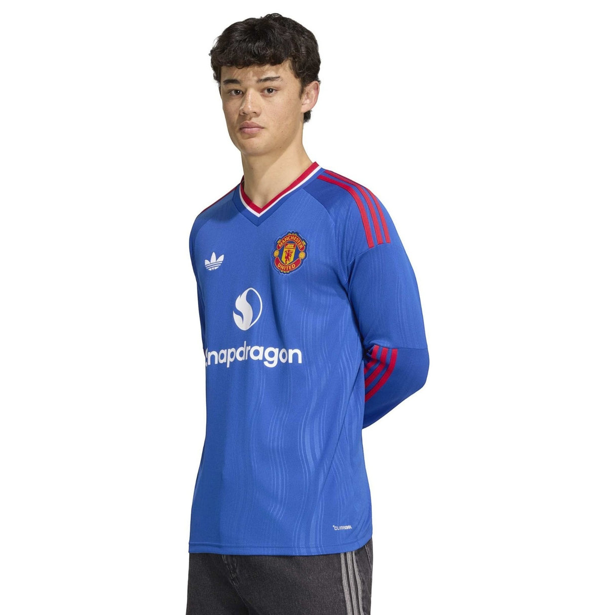 adidas OG MUFC 26 Away LS Jersey Blue