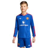adidas OG MUFC 26 Kid Away LS Jersey Blu