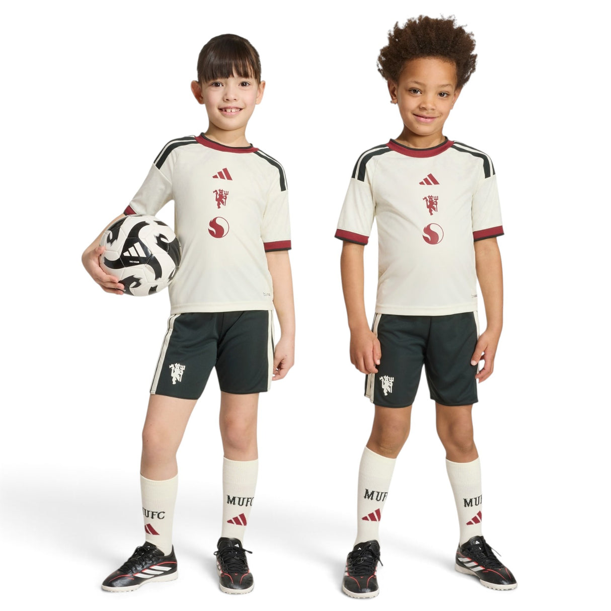 adidas MUFC 26 Kids Third Kit White