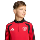 adidas MUFC 26 Kids Train QZ Top Red