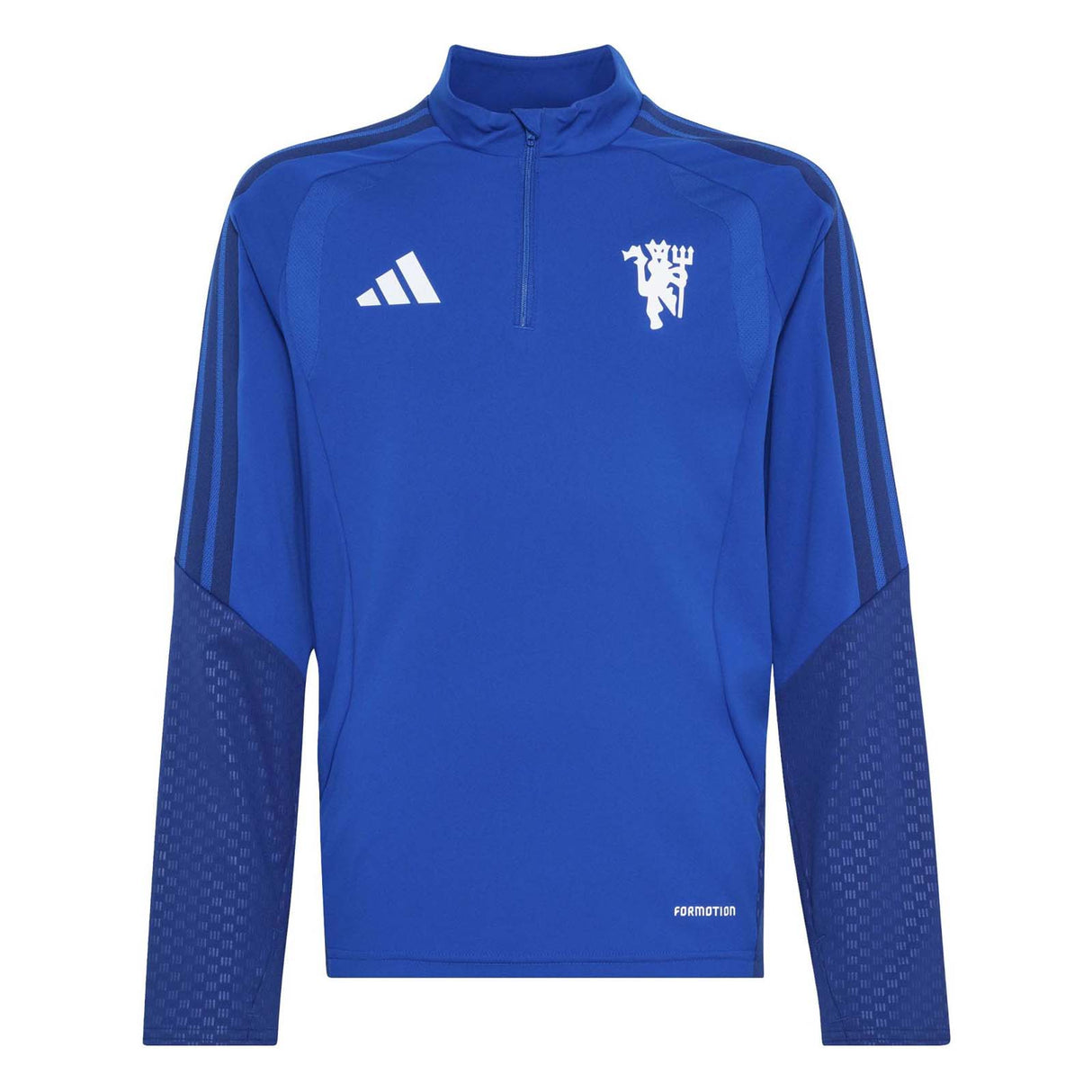 adidas MUFC 26 Kids EU Train QZ Top Blue