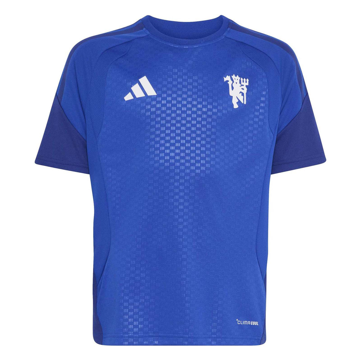 adidas MUFC 26 Kids EU Train Jersey Blue