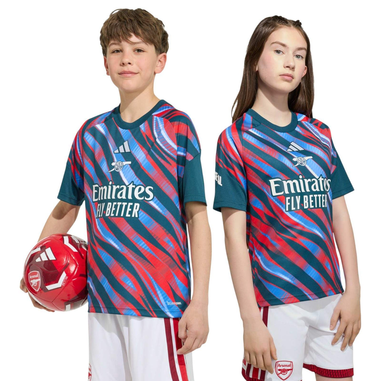adidas Arsenal Football 2026/27 Kids Pre-Match Jersey
