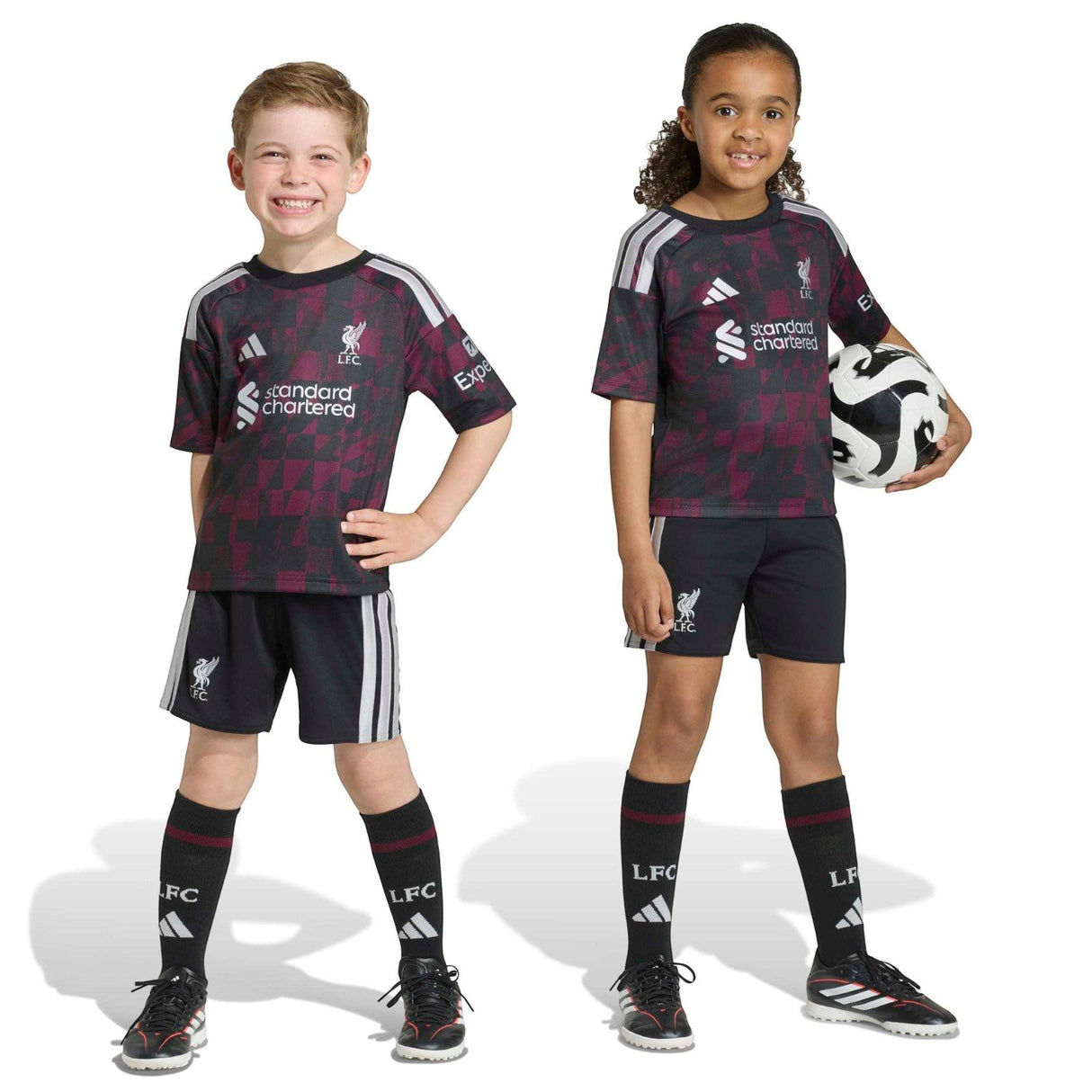 adidas LFC 26 Kids Third Kit Black