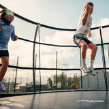 Rival Outdoor Trampoline with Enclosure - Black