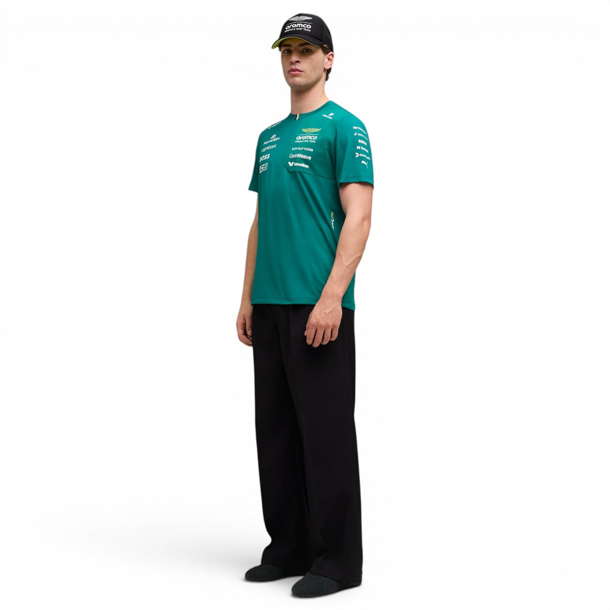 Puma AMF1 Replica T Shirt Green
