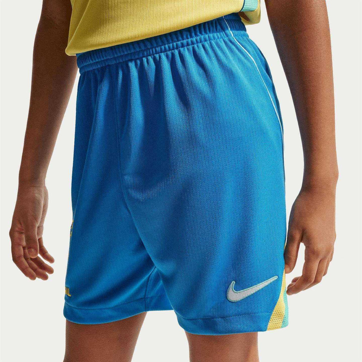 Nike Kids Brazil World Cup 2026 Stadium Home Dri-FIT Soccer Replica Shorts