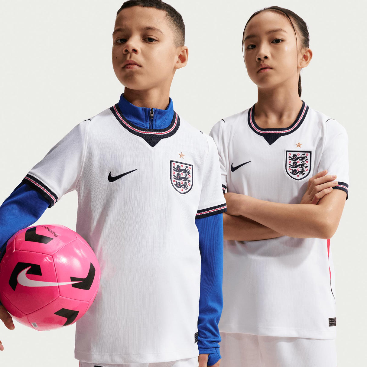 Nike England WC26 Kids Home Jersey White
