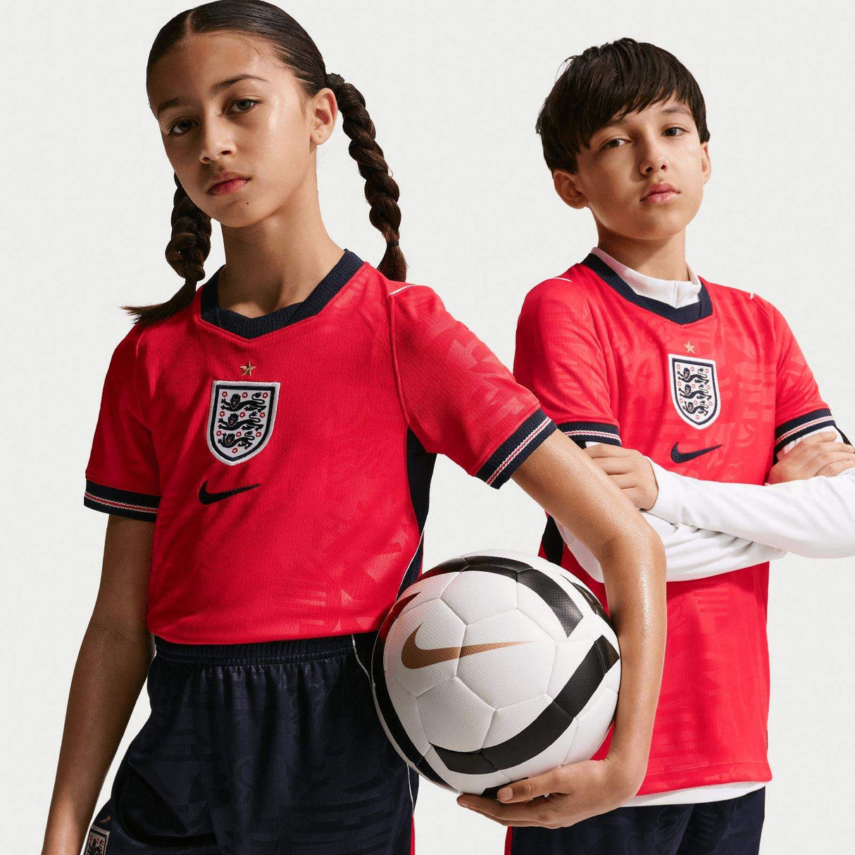 Nike England WC26 Kids Away Jersey Red