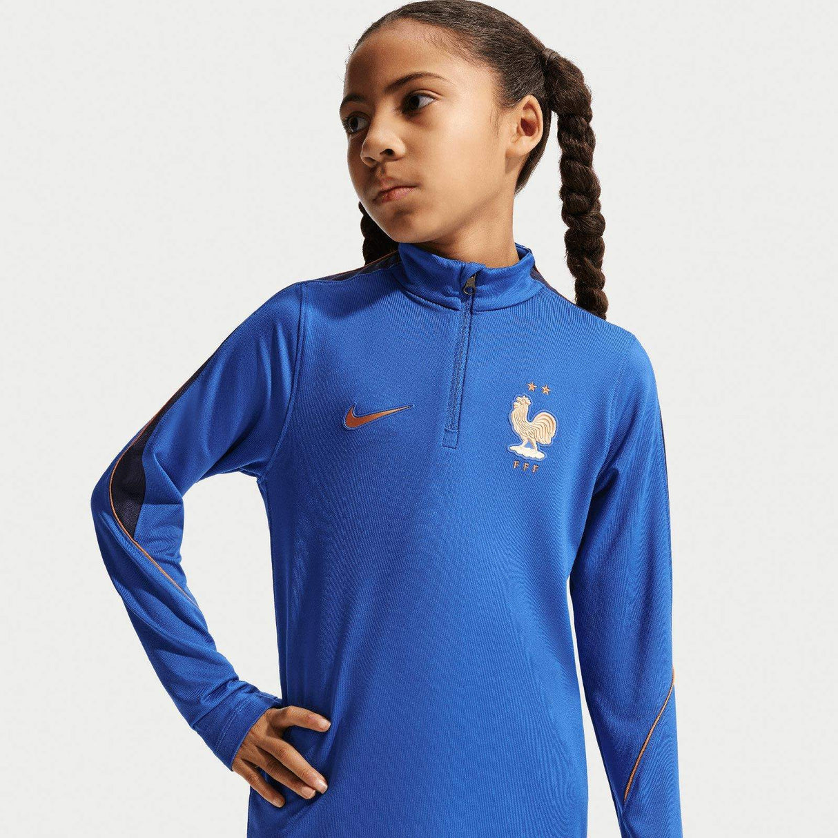 Nike France WC26 Kid Strk Drill Top Blue