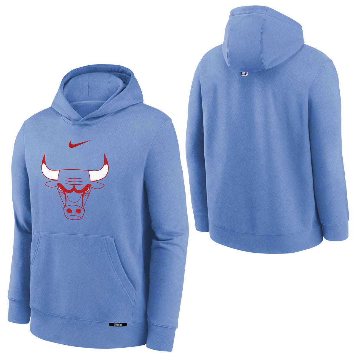 Nike Bulls Kids CE Logo Hoody Blue