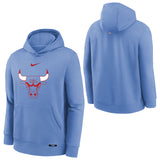 Nike Bulls Kids CE Logo Hoody Blue
