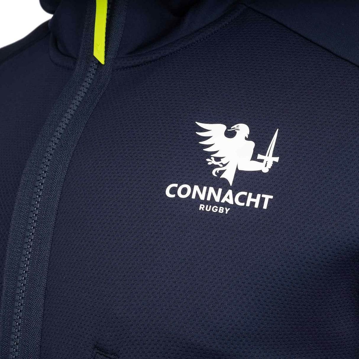 Macron Connacht Rugby 2026/27 Kids Full-Zip Travel Hoodie